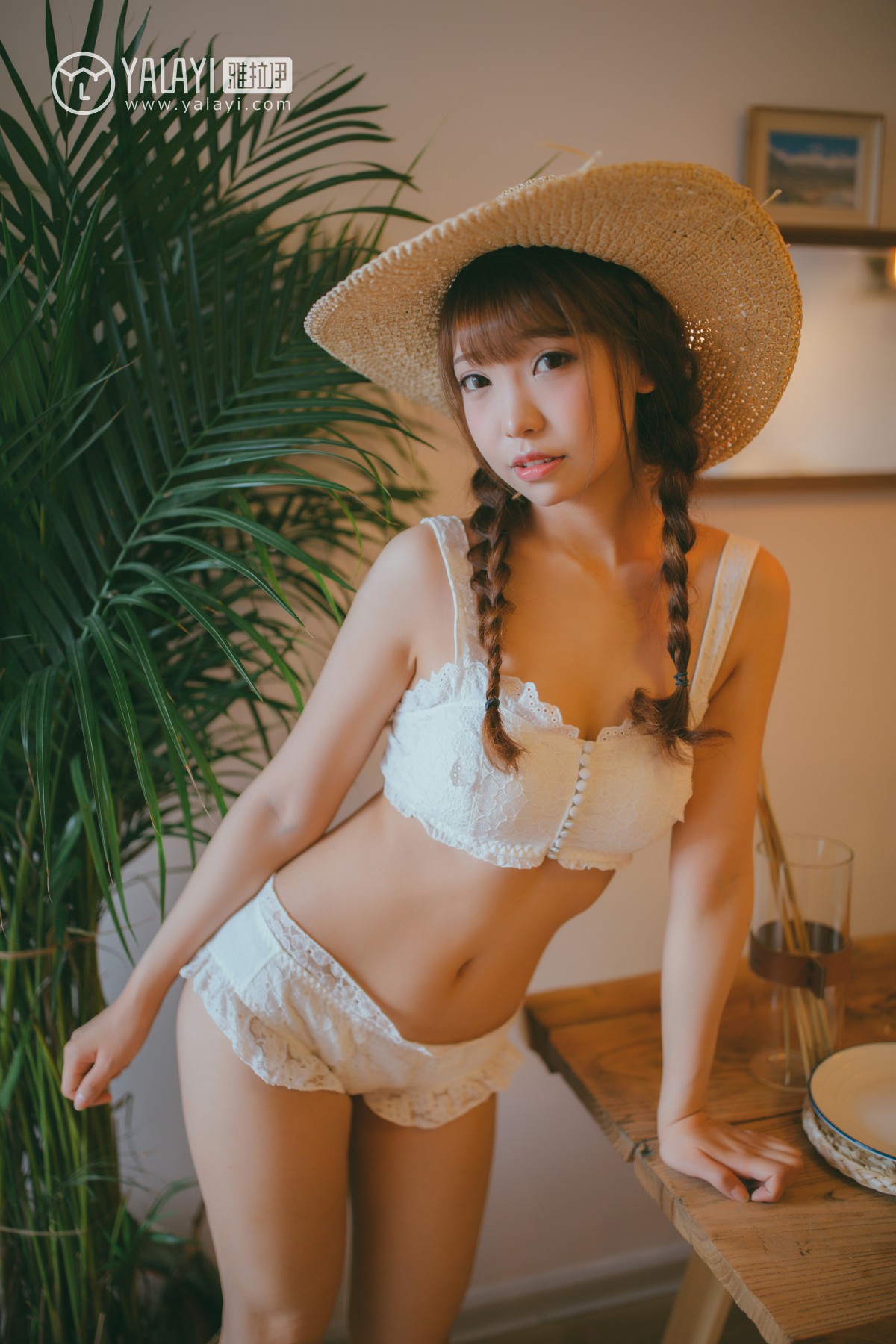 [YALAYI雅拉伊]2019.03.20 No.061 白色桔梗花 水花儿